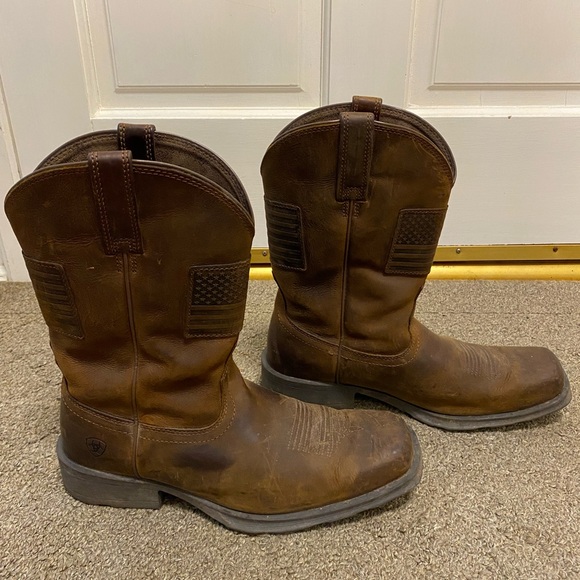 Men’s Ariat Western Rambler Patriot Boots - Size 10.5 🇺🇸